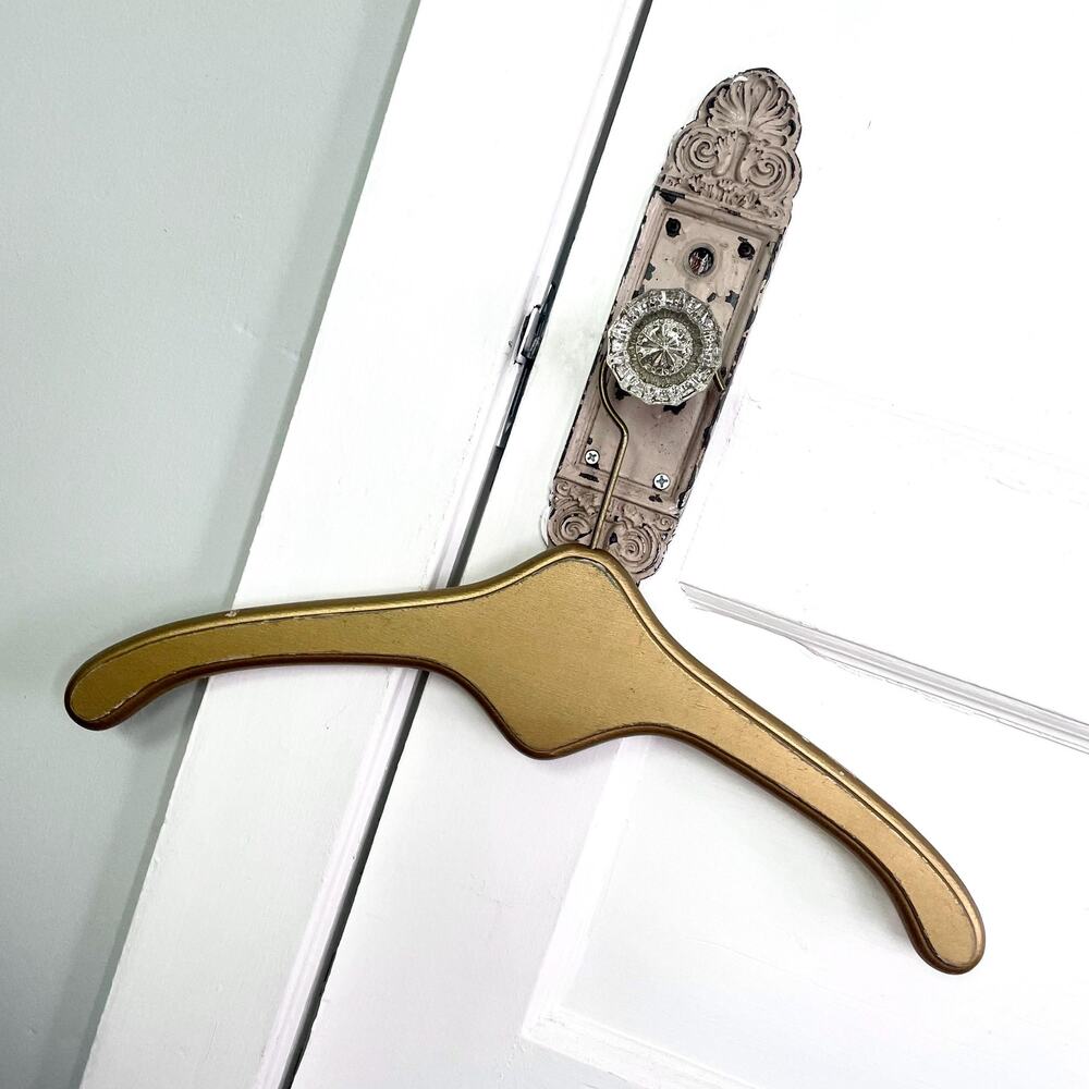 Vintage Wood Hanger Florentine Hollywood Regency Gold Wedding Dress Prop CHOICE